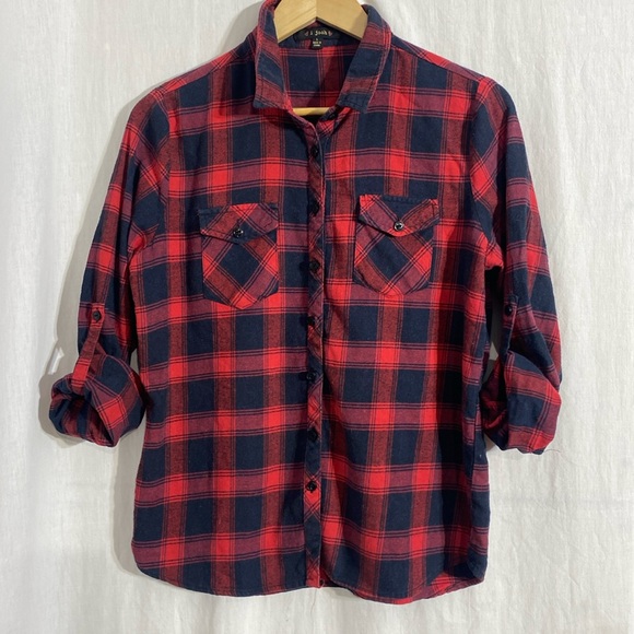 Chemise Mountain Designs Wanderer Homme Taille M – Flanel Rouge à Carreaux – Occasion Super état
